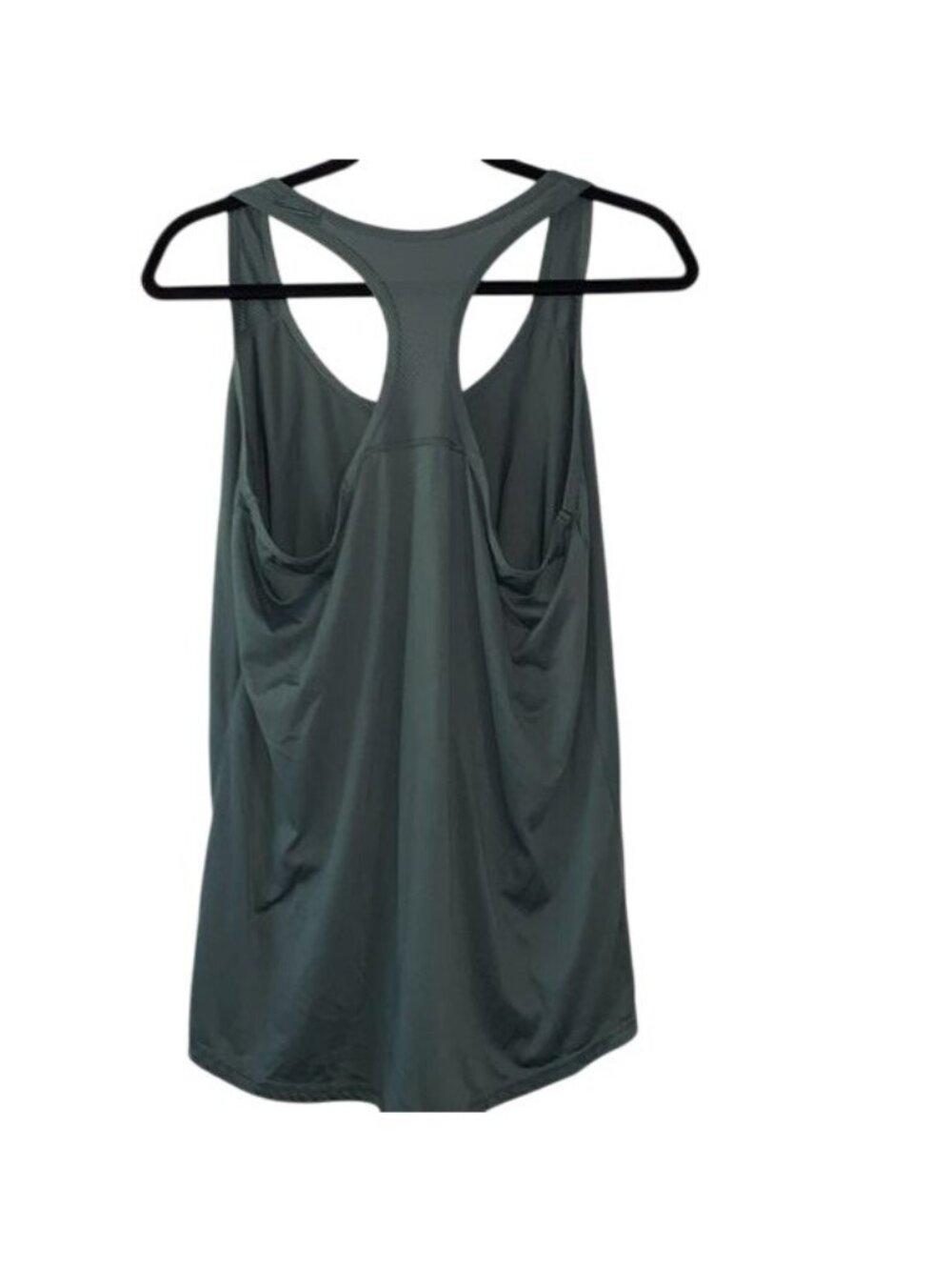 Xersion Womens Racerback Tank Top L Green Lightweight Athletic Activewear 100% P - Picture 7 of 9